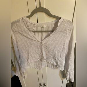 Club Monaco white long sleeve shirt